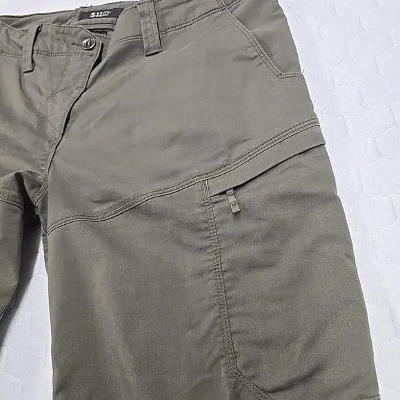 5.11 Tactical Women's Apex Cargo Pants Ranger Green Sz 14 Hiking Outdoor 64446 - Picture 4 of 14